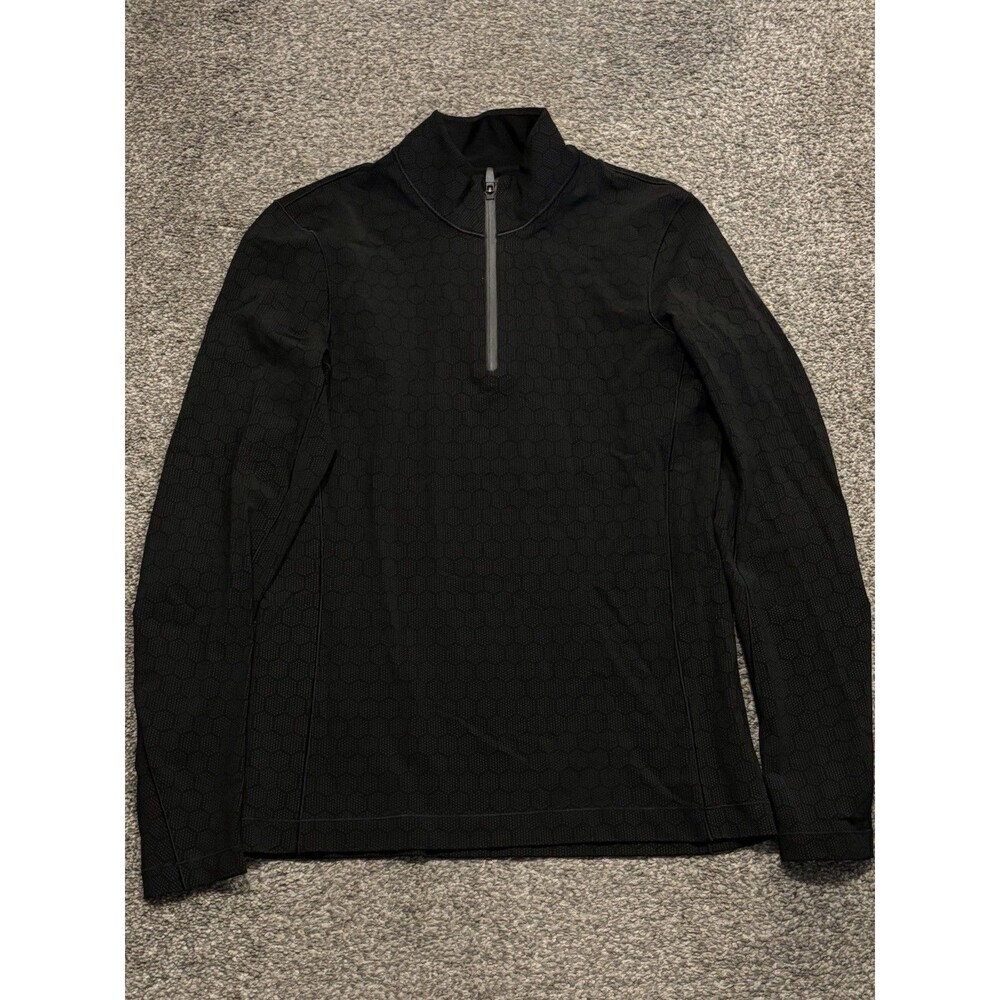 Vollebak Ceramic Base Layer Quarter Zip Size Medium‎ Black